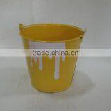 Iron Pot Shaped Round Pail/flowerpots/Garden Planter thumbnail-1