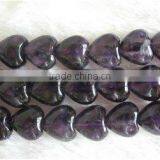 Heart Dark Amethyst Beads thumbnail-1