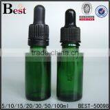 10ml 30ml 50ml 100ml China Green Glass Dropper Bottle Hot Products Cosmetic Packaging Essential Oil Glass Dropper Bottle thumbnail-3