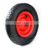 4.00-8 Inch Solid Lowest Price Garden Rubber Wheel for Wheelbarrow thumbnail-1