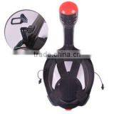 Full Face Snorkel Mask - Easybreath Snorkeling Mask Surface Scuba Diving Goggles Swimming Kit - 180 View Anti Fog - Detachable thumbnail-1