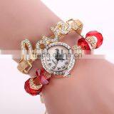 2017 Luxury Charming Watch Fashion Girl Pearl Bracelet Love Ladies Watch thumbnail-3