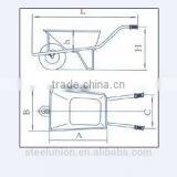Wholesale Wheel Barrow/Wheelbarrow WB6400 China Supplier/Wheel Barrow Tire thumbnail-6