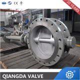 Metal Seat Double Flange Triple Eccentric Water Seal Butterfly Valve thumbnail-3