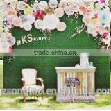 Factory Outlet Artificial Flower Cloth Flower Wall for Wedding Decoration thumbnail-4