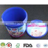 16 oz Disposable Plastic Ice Cream Container With Lid thumbnail-2