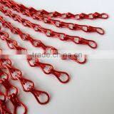Shiny 12mm Red Color Decorative Aluminum Link Chain for Flower Basket thumbnail-4