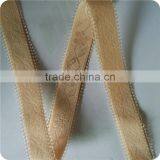 Custom High Quality 18mm Beige Nylon Wove Jacquard Picot Elastic Bra Strap thumbnail-2