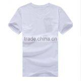 2016 New Men High-elastic Short Sleeve V Neck Tight Cotton t Shirt thumbnail-4