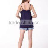 2017 New Fashion Embroidered Design Women Casual Camisole Top thumbnail-4