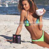 Sexy Women Bikini Set Push Up Striped Triangle Bathing Suit Beach Swimwear thumbnail-3