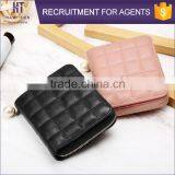 Classic Leisure Ladies Mini Card Wallets Best Selling Fashion Women Sheep Skin Leather Wallet For Sale thumbnail-1