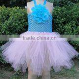 Popular Kids Party Wear Girl Dress Lovely Tutu Dress With Tube Top Baby Flower Tutu Dresses