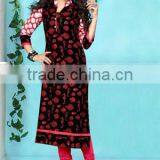 LADIES COTTON FANCY PRINTED KURTI thumbnail-2