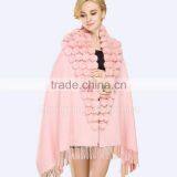 CX-B-P-68A Pure Color Scarfs Pashmina Cashmere thumbnail-4