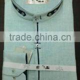 2014 Hot Design Fahsion Men Cotton Shirt Nice Collar Piping Shirt thumbnail-1