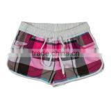 Wholesale Best Price Plaid Design Women Board Shorts thumbnail-2