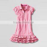 LITTLE GIRLS LOW WAIST POLO DRESS