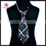 Colorful Grid Gentleman Boys Necktie Silk Fashion Toldders Boys Fashion Neck Tie thumbnail-6