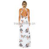 Lady Sexy Split Dress Floral Off Shoulder Party Maxi Dress thumbnail-2