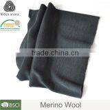 100 Merino Wool Fabric With 0.2-1.0g/cm3, High Quality Knitted Wool Fabric