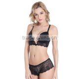 Runwaylover 5503 Hot Sale Deep U-neck Sexy Lace Mesh Thong Set thumbnail-2