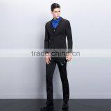 Custom Men's Wool Three Pieces Suit Of Korean Tuxedo For Men thumbnail-2