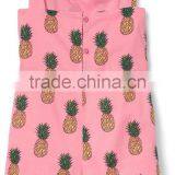 New Fashion Girl Jumpsuit Princess Pineapple Bow Romper Kids Girl Jumpsuit thumbnail-2