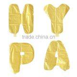 Aluminum Foil Balloon Party Decorations Alphabet "Happy Birthday" Golden thumbnail-2