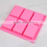 Wholesale High Quantity Eco-friendly oblong shape silicone chocolate mould,soap mold,diy cake mould