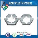 Made in Taiwan Captive Stainless Steel Zinc Plated Hexagonal Self Locking Counter Nuts thumbnail-6