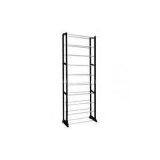 Chrome Tube Black 30 Pair Shoe Storage Racks With 10 Tier JP-SR310B