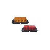 Red or Amber Led Side Marker Lights , DC12V or DC24V With 6pcs Super Leds thumbnail-1