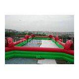 Commercial Inflatable Football Game / Soccer Field Sports Equipment With 0.45mm - 0.55mm PVC