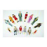 P30-14 Outdoor 1:30 Architectural Scale Model People Painted Figures 5.5cm