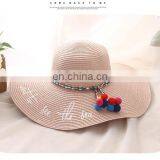 Parrel Truck Parent-Offspring Straw Hat Large Eaves Sunscreen Beach Hat thumbnail-6