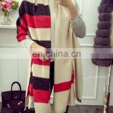 Solid Cashmere Textile Scarf Shawl Autumn for Women Cape Fringe Fashion Scarves thumbnail-5