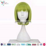 Styler Brand Cheap Straight Short Wig Anime Synthetic Cosplay Green Custom Bob Wig thumbnail-1