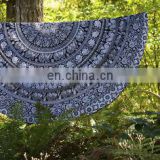 Indian Round Mandala Hippie Tapestry Roundie Beach Towel Yoga Mat Tapestry