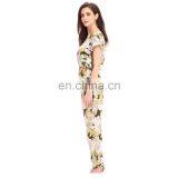 Korean Style Waist Ethnic Print Formal Office Ropa Mujer Jumpsuit For Middle Age Ladies thumbnail-6