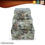 Square Paper Foldable Storage Box With Lids thumbnail-5