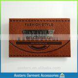 Custom Design New Metal Embossed Leather Label for Clothing thumbnail-5