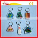 Beautiful High Quality Plastic Solid Acrylic Keychain thumbnail-1