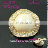 Factory Supply 2.1cm Round Shape Crystal Button,crystal Rhinestone Button thumbnail-1