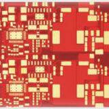 4layer pcb multilayer pcb red mask finished ENIG for industrial control