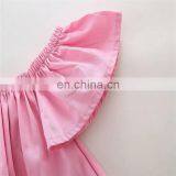 Usa Clothing Boutique Summer Girls off Shoulder Top With Ripped Jeans Pants and Headband 3pcs Girl Clothing Sets thumbnail-7