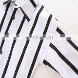 Baby Girl Striped T-shirt Fall All Season Cool Long Sleeve Shirt Kids Clothing Toddler Tees for Girl thumbnail-4