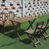 Wooden Outdoor Garden Table Chair thumbnail-5