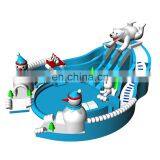 Polar Bear Themed Water Sports Equipment Slide Pool Inflatable Water Park Games thumbnail-2