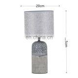 Hot Sale Fancy Ceramic Desk Lamp Antique Design Grey Lighting Table Lamp for Home Bedside thumbnail-6